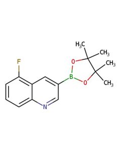 Astatech 5-FLUORO-3-(4,4,5,5-TETRAMETHYL-1,3,2-DIOXABOROLAN-2-YL)QUINOLINE; 1G; Purity 95%; MDL-MFCD31726302